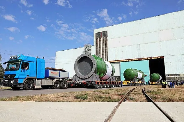 Atommash, Akkuyu NGS'nin ilk ünitesi için üretilen reaktör basınç kabını Türkiye'ye gönderdi! Tam 3 yılda üretildi