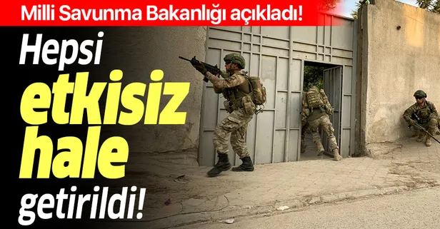 MSB'den son dakika Barış Pınarı Harekatı açıklaması