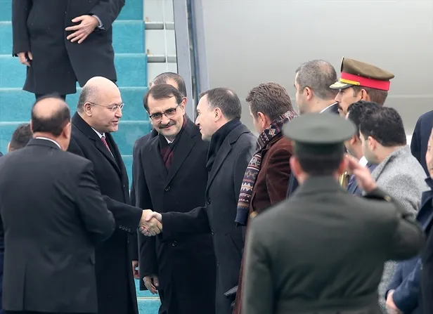 Son dakika: Irak Cumhurbaşkanı Salih Ankara'da-2