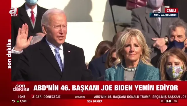 ABD'de Joe Biden dönemi resmen başladı: Bugün bir adayın değil, demokrasi davasını kutluyoruz