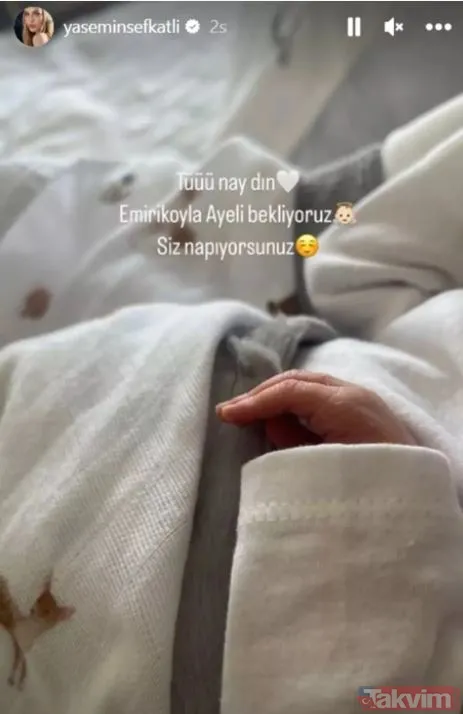 İbrahim Tatlıses ile el ele... İdo Tatlıses’in eşi Yasemin Şefkatli doğumhaneden paylaştı! “Hem en zor hem de en güzel anı hayatımın” - 4