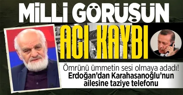Akit Medya Grubu İcra Kurulu Başkanı Mustafa Karahasanoğlu vefat etti