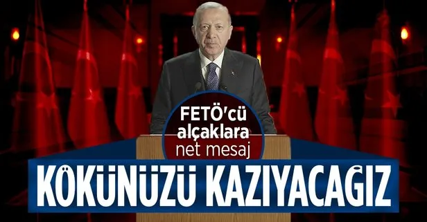 Başkan Erdoğan Türkiye Maarif Vakfı’nın düzenlediği toplantıda FETÖ’cü alçaklara net mesaj gönderdi!