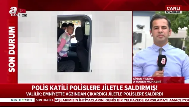 Valilik açıkladı! Polis memuru Atakan Arslan’ı şehit eden zanlı ağzından çıkardığı jiletle polislere saldırdı