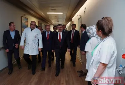 Sağlık Bakanı Fahrettin Koca Fatma Girik’i hastanede ziyaret etti!