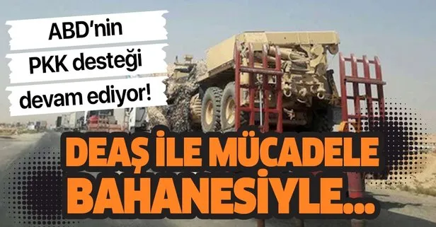 ABD’nin PKK’ya desteği devam ediyor! DEAŞ ile mücadele bahanesiyle...