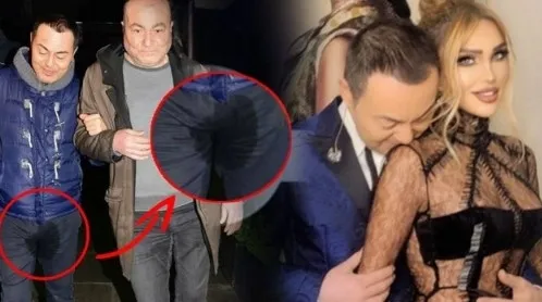 Serdar Ortaç'ın pantolonunun önündeki ıslaklık herkesi üzmüştü... 8 ay sonra yine yürek sızlattı! Gecenin sonunda tekerlekli sandalyeyle...-6