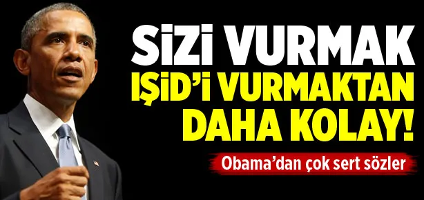 Obama’dan Esad’a jet yanıt: Sizi vururuz