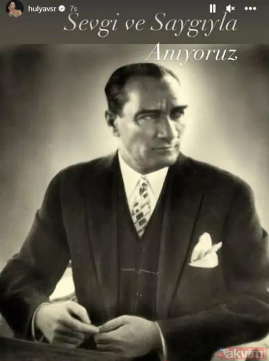 Müge Anlı'dan Hülya Avşar'a ünlüler 10 Kasım'da Mustafa Kemal Atatürk'ü andı! 84 yıldır dinmeyen hasret! - 7