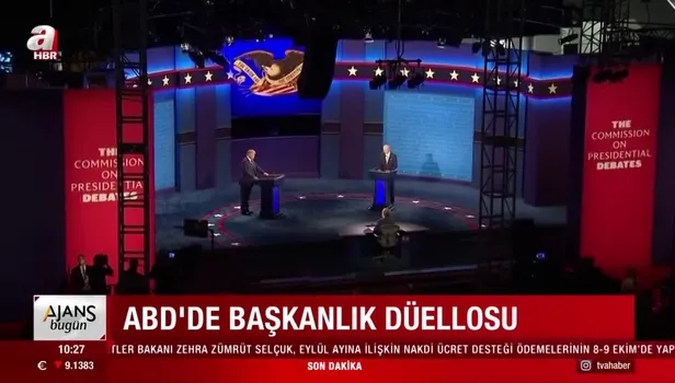Donald Trump ve Joe Biden'ın düellosunda hakaretler havada uçuştu: Putin'in köpeğisin