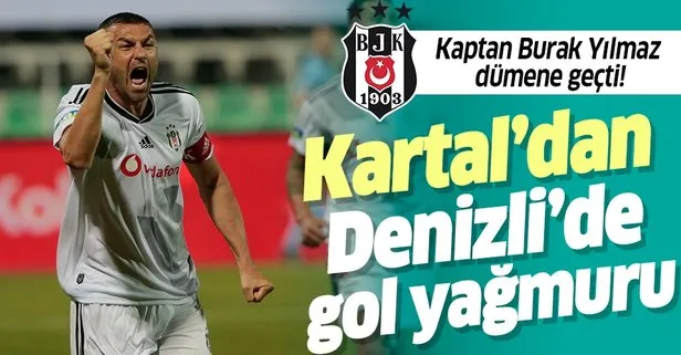 Kartal’dan Denizli’de gol yağmuru! MAÇ SONUCU: Denizlispor 1-5 Beşiktaş