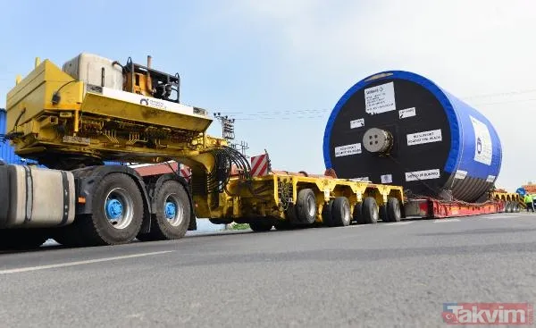 90 tekerlekli TIR! 147.5 ton ağırlığında! 250 kilometreyi 3 günde gitti - 1