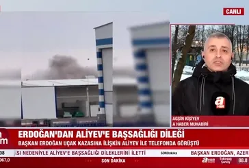 Erdoğan'dan Aliyev'e taziye!