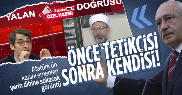 Kılıçdaroğlu ve Barış Terkoğlu'ndan Diyanet üzerinden "Atatürk" provokasyonu! İşte yalanını ortaya çıkartan görüntü