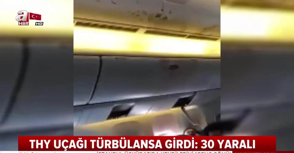 THY uçağı ABD'de türbülansa girdi