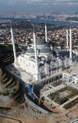 Çamlıca Camii'nde sona gelindi