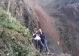 Karadeniz'de sel felaketi! A Haber ekibi Rize'de canını zor kurtardı