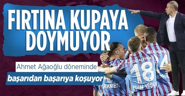Ahmet Ağaoğlu döneminde başarıdan başarıya koşuyor: İki yılda iki kupa kazanan Trabzonspor zafere doymuyor