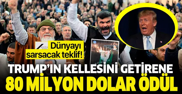 İran'dan dünyayı sarsacak teklif: Trump'ın kellesini getirene 80 milyon dolar ödül