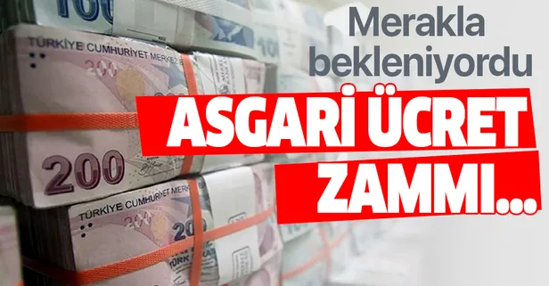 Asgari ücret enflasyon zam oranı belli oldu mu? 2020 asgari ücret zammı ve görüşmeleri son dakika haberi