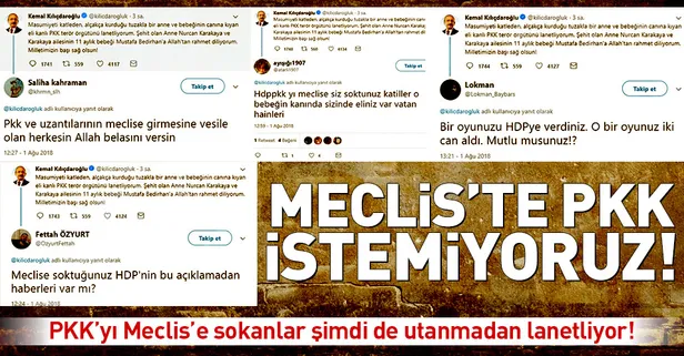 Meclis'te PKK istemiyoruz!