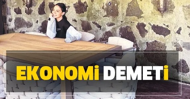 Oyuncu Demet Özdemir bahçe mobilyalarında ‘ünlü indirimi’ istedi!