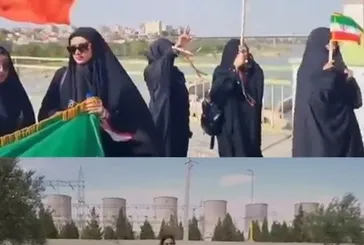 İsrail’in tehditleri sonrası İran’da kritik noktalara akın: Santral önünde Vatanım konseri