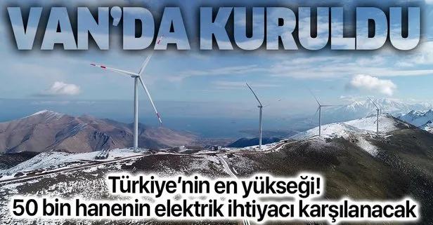 SON DAKİKA: Türkiye’nin en doğusuna en yüksek rakımlı RES kuruldu: 50 bin hanenin elektrik ihtiyacı karşılanacak