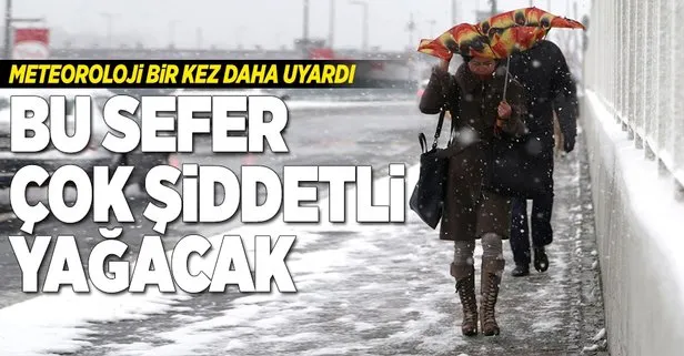 Meteorolojiden son dakika uyarısı! İstanbul’a şiddetli yağış geliyor...