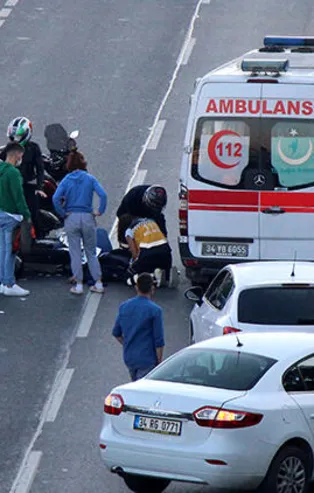 D-100'de kaza! Yanından bir an olsun ayrılmadı