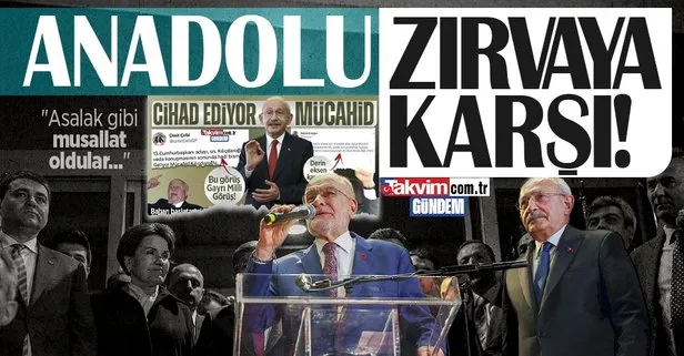 Bu görüş gayrı milli görüş! Saadet Partisi’nde Kılıçdaroğlu’nu ’Mücahid’ ilan eden edene: Cihat ediyor... Anadolu Gençlik Derneği’nden tepki