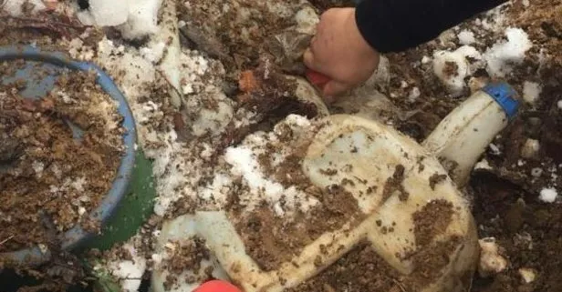 Bitlis’te toprağa gömülü 160 kilogram patlayıcı bulundu