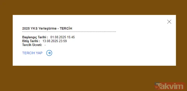 🔵Yks Tercih Ekranı İçin Tıklayınız