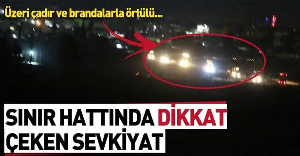 Suriye'deki ABD konvoyu Nusaybin'den görüntülendi