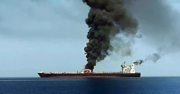 İsrail Savunma Bakanı Benny Gantz, gemiyi hedef alan patlamanın arkasında İran’ı gösterdi
