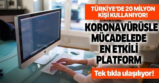 Koronavirüs sürecinde 20 milyon kişi kullanıyor!