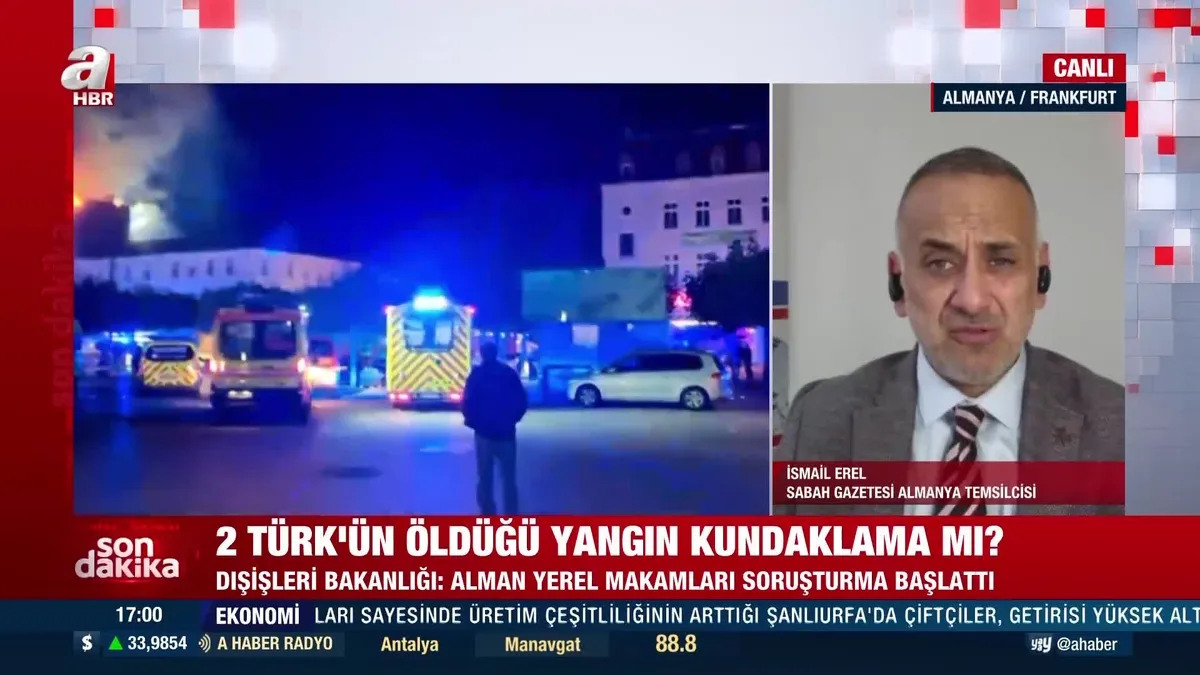 Almanya'da yangın: 2 Türk hayatını kaybetti!
