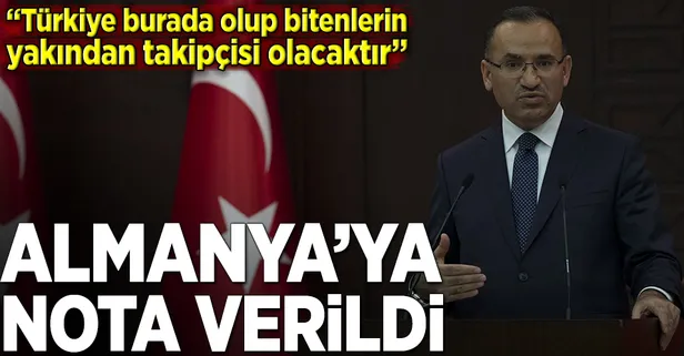 Almanya'ya elden bir nota verildi