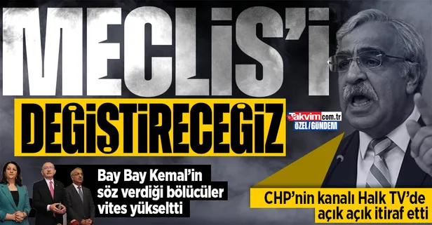 Kandil Cumhuriyet'i HDPKK Meclis'i değiştirmek istiyor! CHP'nin kanalı Halk TV'de açık açık itiraf ettiler