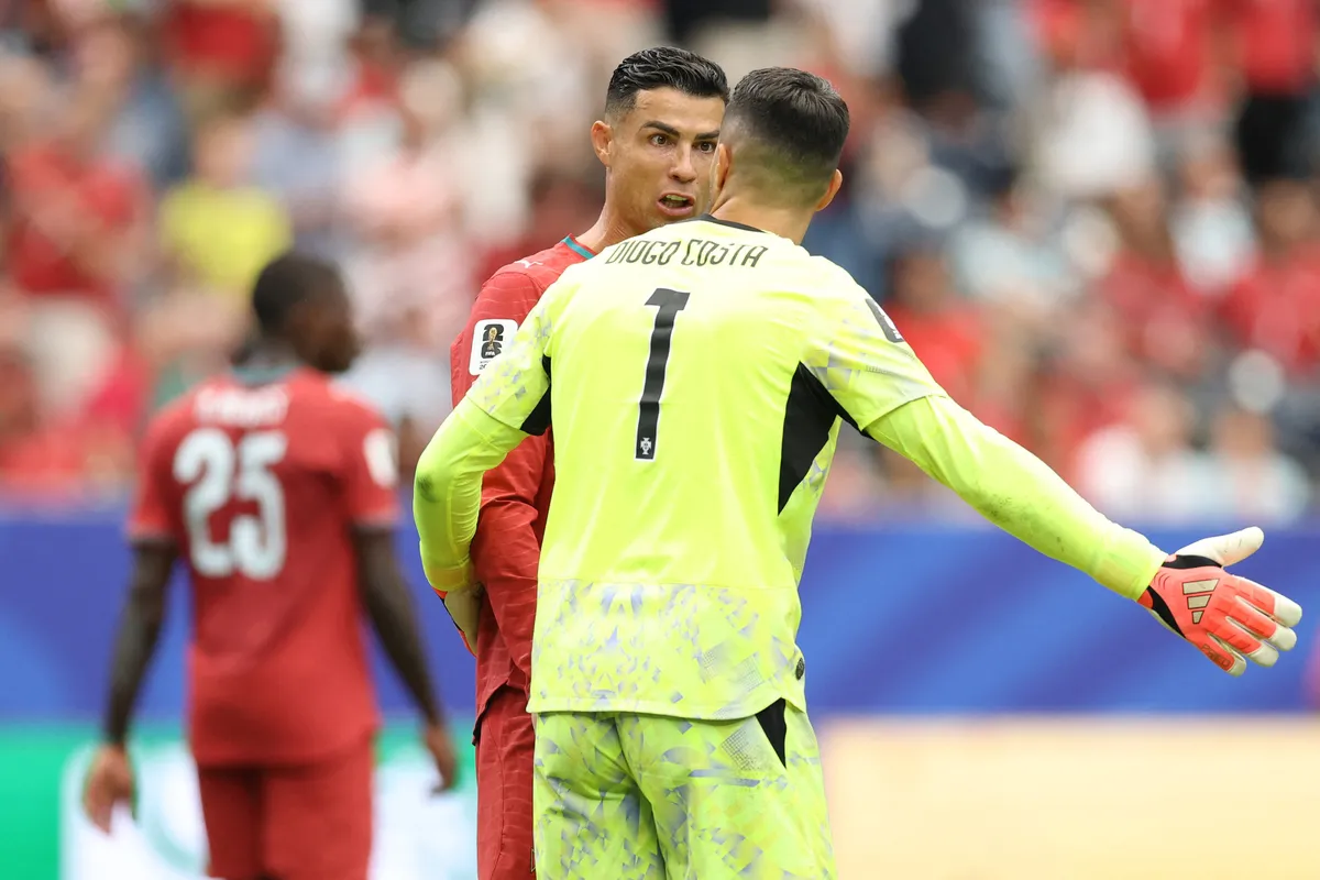 Cristiano Ronaldo, Diogo Costa ile tartıştı