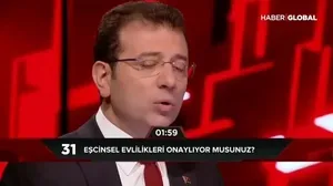 CHP’li Ekrem İmamoğlu’ndan skandal açıklama: Eşcinsel evliliğe dünden hazırmış!