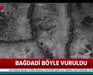 DEAŞ lideri Bağdadi’nin vurulduğu görüntüler