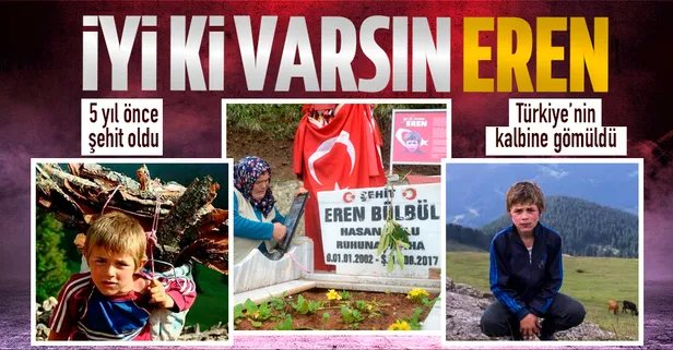 İyi ki varsın Eren! Şehadetinin 5. yılında unutulmadı