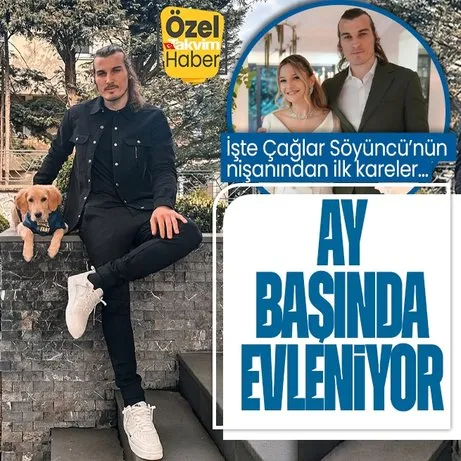 Fenerbahçe’nin 2 numarası Çağlar Söyüncü evleniyor! Nişan fotoğrafları ortaya çıktı! İşte Çağlar Söyüncü’nün müstakbel eşi...