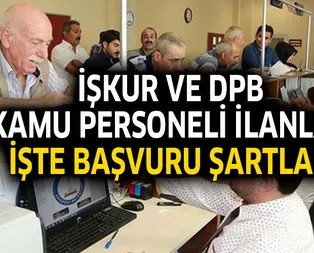 DPB ve İŞKUR en az ilkokul mezunu personel alacak! İşte başvuru şartları