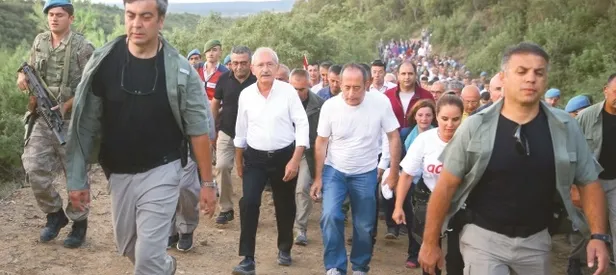 Bu kez FETÖ yürüyüşüyle Çanakkale'yi kirletti