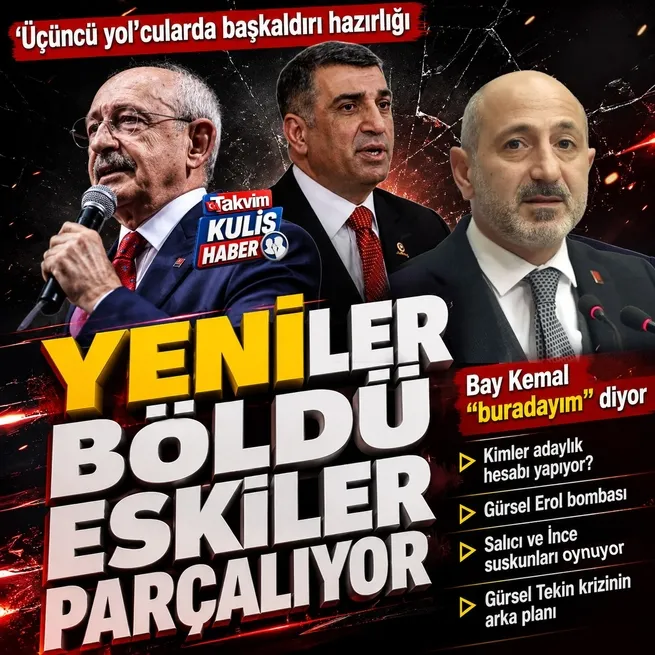CHPyi Yeniler böldü eskiler parçalıyor! Üçüncü Yolcular Kılıçdaroğluna başkaldırma hazırlığında: Kimler adaylık hesabı yapıyor?
