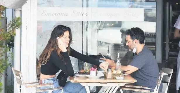 Mönüde aşk var! Arda Türkmen- Melodi Erbirliler çifti kahvaltıda yakalandı