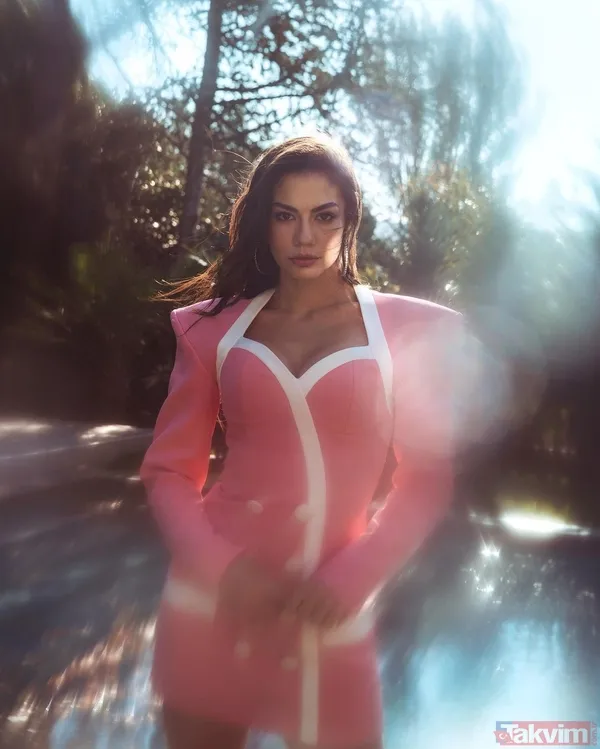 Demet Özdemir vücudunu saran elbisesiyle şov yaptı! Oğuzhan Koç’un müstakbel eşi merdiven pozuyla sosyal medyayı salladı - 5