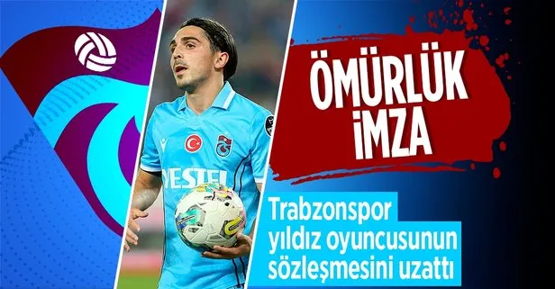 Ömürlük imza! Trabzonspor yıldız oyuncusu Abdülkadir Ömür’ün sözleşmesini uzattı